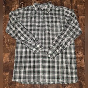 Men's Green Plaid Shirt